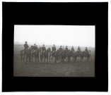 Départ du 8e bataillon de chasseurs à pied - l'état major route de Villers-Bretonneux - septembre 1913