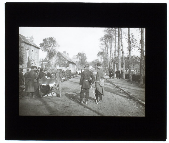 72e de ligne à Pont-Remy - novembre 1909