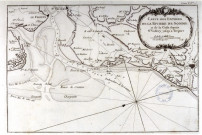 Carte des entrées de la rivière de Somme et de la coste depuis St Vallery jusqu'a Treport