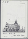 Ponches-Estruval : église Saint Léger - (Reproduction interdite sans autorisation - © Claude Piette)