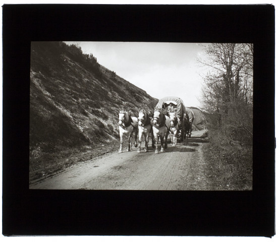 Route de Boves au Paraclet - février 1905