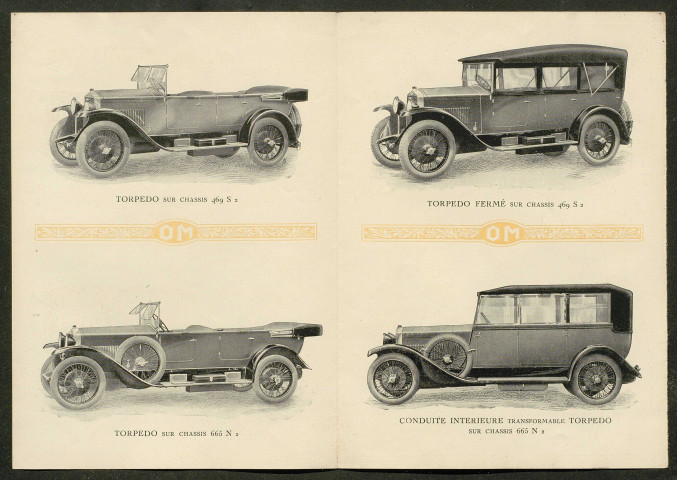 Publicités automobiles : O.M.