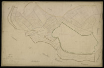 Plan du cadastre napoléonien - Aubvillers : Motte du vieux moulin (La) ; Bois de Fourchon (Le), B
