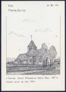 Marquéglise (Oise) : l'église Saint-Pierre et Saint-Paul - (Reproduction interdite sans autorisation - © Claude Piette)