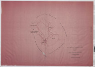 Plan du cadastre rénové - Nesle-l'Hôpital : tableau d'assemblage (TA)