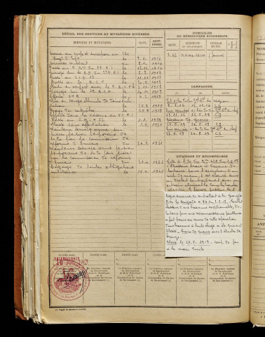 Bourgeois, Vital Thimothé, né le 24 mars 1897 à Wiry-au-Mont (Somme), classe 1917, matricule n° 447, Bureau de recrutement d'Abbeville