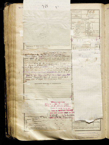 Tellier, Jean Emile Camille, né le 29 mars 1901 à Amiens (Somme), classe 1921, matricule n° 768, Bureau de recrutement d'Amiens