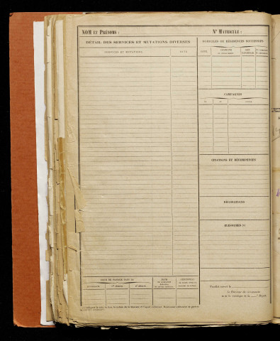 Petit, Louis, né le 26 avril 1897 à Neufchâtel-Hardelot (Pas-de-Calais), classe 1917, matricule n° 46, Bureau de recrutement d'Amiens