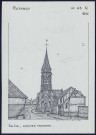 Rotangy (Oise) : église, clocher moderne - (Reproduction interdite sans autorisation - © Claude Piette)