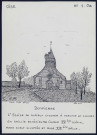 Dompierre (Oise) : église au curieux clocher - (Reproduction interdite sans autorisation - © Claude Piette)