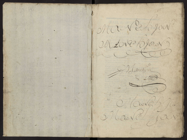 Contrôle des actes du bureau d'Andainville pour la période du 28 mai 1697 au 10 août 1715