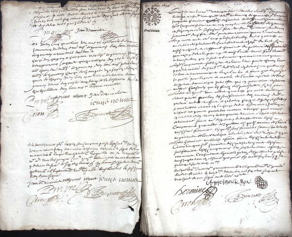 Etude de Me Pierre Trencart à Amiens (étude n°9). Minutes de l'année 1678