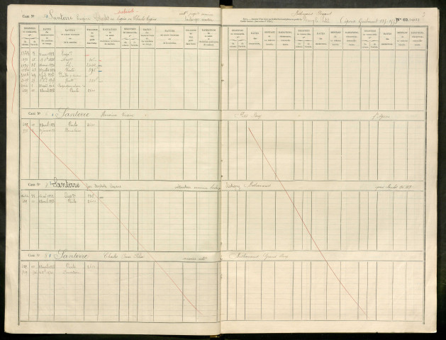 Répertoire des formalités hypothécaires, du 26/04/1858 au 11/08/1858, registre n° 175 (Péronne)
