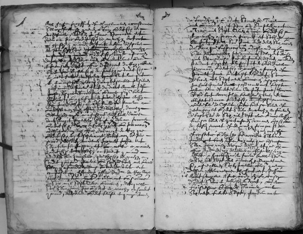 Etude de Me François Lecaron à Amiens (étude n°11). Minutes des années 1637-1638