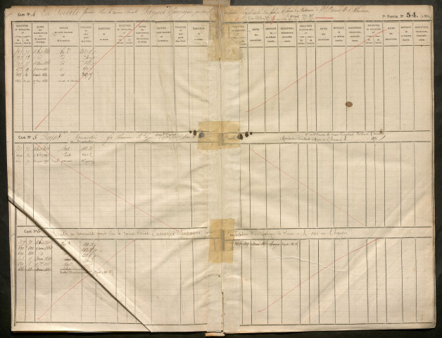 Répertoire des formalités hypothécaires, du 11/04/1864 au 18/06/1864, registre n° 207 (Péronne)