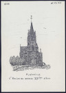 Plainville (Oise) : église en briques - (Reproduction interdite sans autorisation - © Claude Piette)
