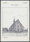 Montliard (Loiret) : l'église - (Reproduction interdite sans autorisation - © Claude Piette)