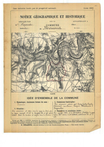 Morcourt : notice historique et géographique sur la commune