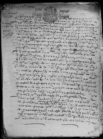 Etude de Me Antoine Limeu à Amiens (étude n°6). Minutes de l'année 1684