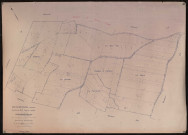 Plan du cadastre rénové - Beauquesne : section ZP
