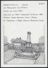 Doudelainville : le monument aux morts érigé en juin 1922 déplacé en 1991 - (Reproduction interdite sans autorisation - © Claude Piette)