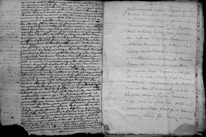 Etude de Me Grégoire Rault à Amiens (étude n°21). Minutes de l'année 1739