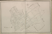 Plan du cadastre napoléonien - Atlas cantonal - Ville-sur-Ancre (Ville-sous-Corbie) : B