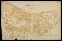 Plan du cadastre napoléonien - Henencourt (Hénancourt) : B