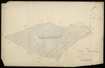 Plan du cadastre napoléonien - Grandcourt : Centre (Le), C1