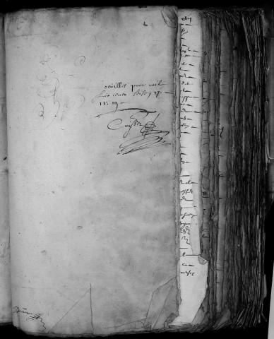 Etude de Me Noël Pezé à Amiens (étude n°13). Minutes des années 1616-1619