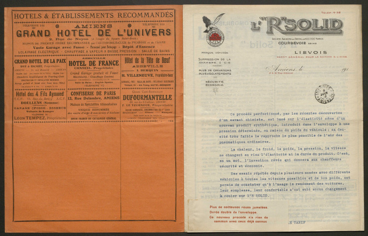 Automobile-club de Picardie et de l'Aisne. Revue mensuelle, 8e année, juin 1912