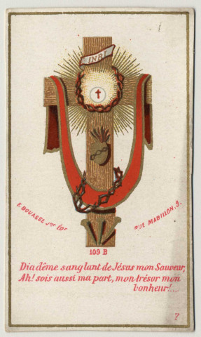 Diadème sanglant de Jésus mon Sauveur, Ah ! Sois aussi ma part, mon trésor mon bonheur ! Les instruments de la Passion. Une exhortation