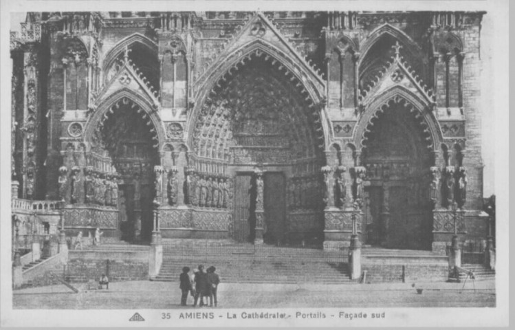 La cathédrale - Portails - Façade sud