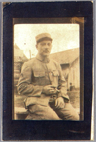 Portrait de Raoul Potier en uniforme