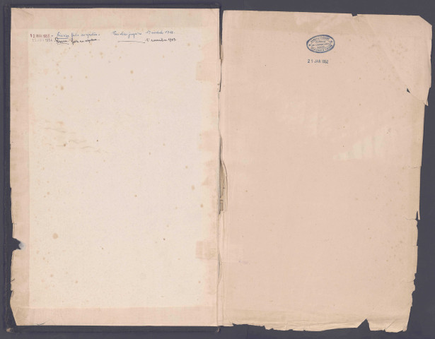 Table des successions et absences du bureau de Gamaches