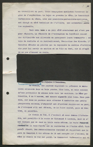 Témoignage de Aughuet, Charles (Capitaine) et correspondance avec Jacques Péricard