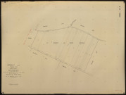 Plan du cadastre rénové - Bernaville : section ZO