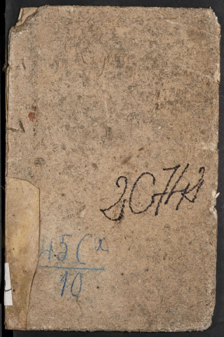 Sommier de recette de rentes et redevances domaniales de biens affermés du bureau d’Amiens pour la période 1780-1792