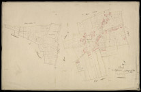 Plan du cadastre napoléonien - Pende : Hameau de Tilloy (Le), partie de F détachée et F développement