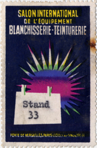 Salon International de l'équipement du 30 octobre au 9 novembre 1959 : Blanchisserie - Teinturerie