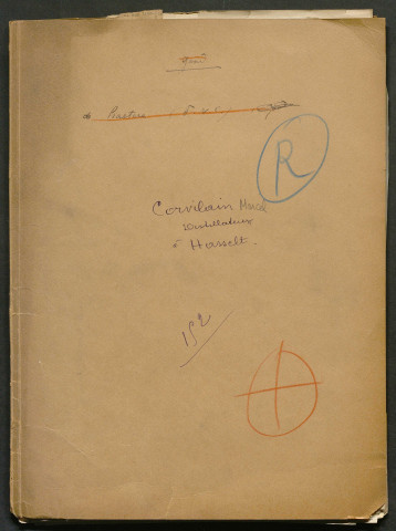 Témoignage de Corvillain, Marcel (Lieutenant) et correspondance avec Jacques Péricard