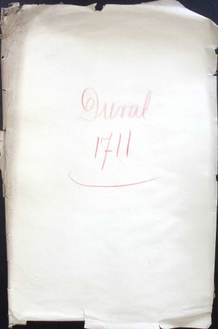 Etude de Me Jean Duval à Amiens (étude n°8). Minutes de l'année 1711
