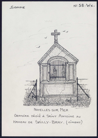Noyelles-sur-Mer : oratoire dédié à Saint-Antoine - (Reproduction interdite sans autorisation - © Claude Piette)