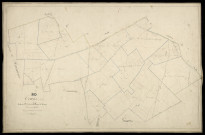 Plan du cadastre napoléonien - Tours-en-Vimeu (Tours) : Plaine de Vismes (La), D