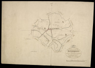 Plan du cadastre napoléonien - Louvencourt : tableau d'assemblage