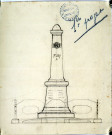 Guerre 1914-1918. Premier projet de monument aux morts