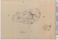 Plan du cadastre rénové - Hescamps-Saint-Clair : tableau d'assemblage (TA)