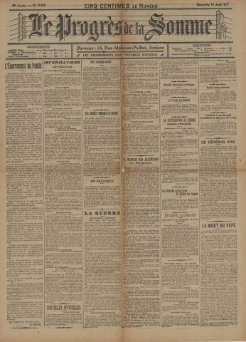 Le Progrès de la Somme n° 13307