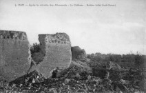 Après la retraite des Allemands - Le Château - Brêche (côté Sud-Ouest)