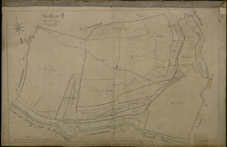 Plan du cadastre napoléonien - Etoile (L') : Ergones (Les), A